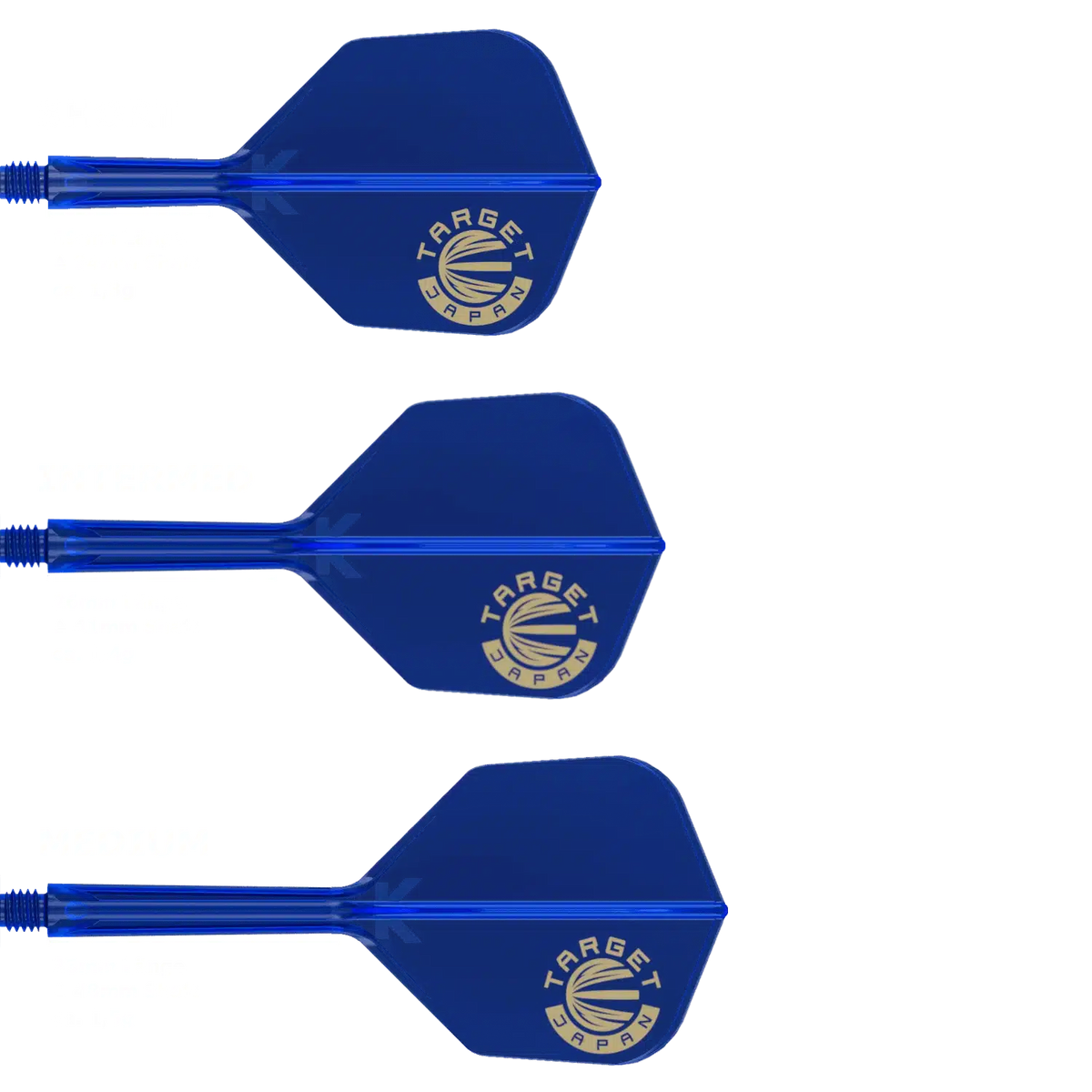 Target Japan K-Flex Blue Small Standard No.6 Flight Shaft System