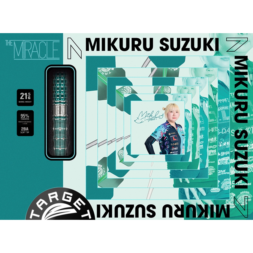 Target Japan Mikuru Suzuki The Miracle G7 Soft Dart 95%