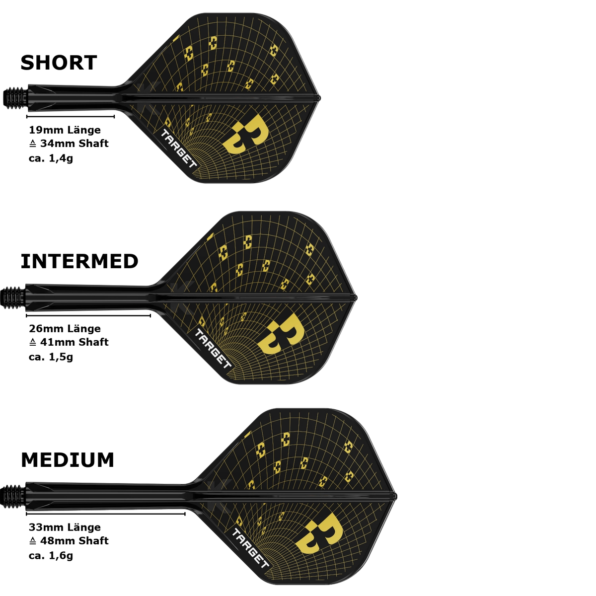 Target K-Flex Bolide Standard No.2 Flight Shaft System