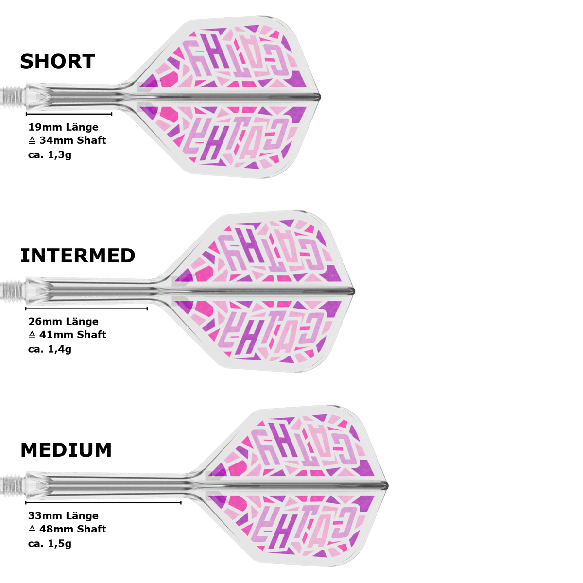 Target Japan K-Flex Cathy Leung Small Standard No.6 Flight Shaft System