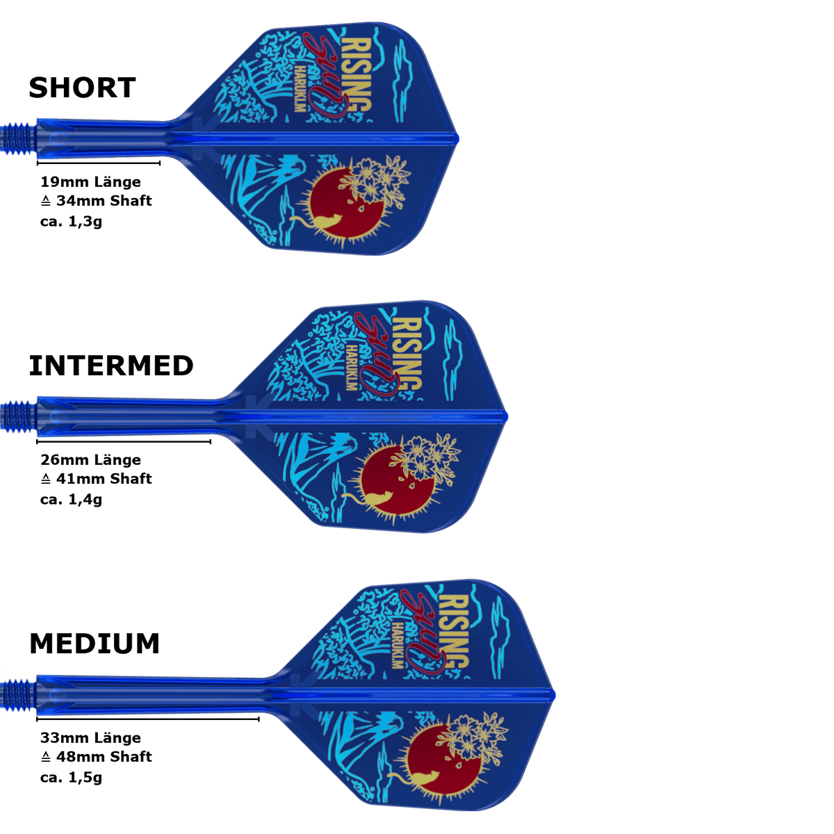 Target Japan K-Flex Haruki Muramatsu Small Standard No.6 Flight Shaft System