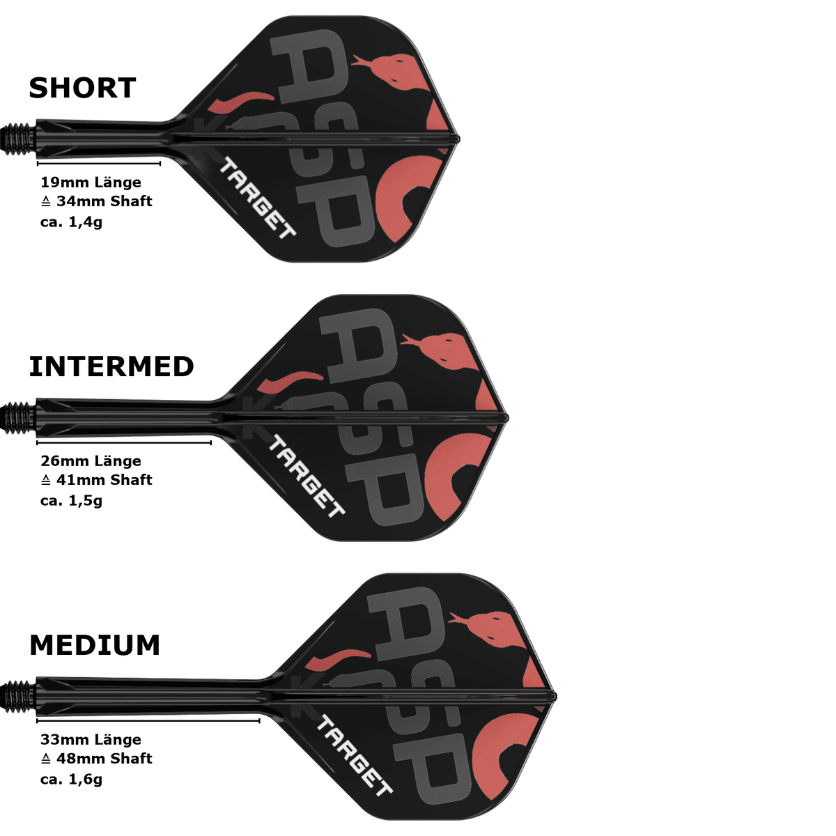 Target K-Flex Nathan Aspinall Standard No.2 Flight Shaft System