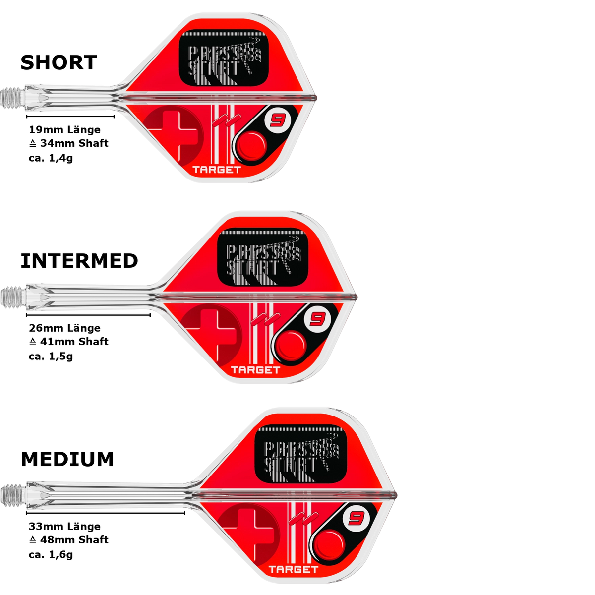 Target K-Flex Press Start Standard No.2 Flight Shaft System