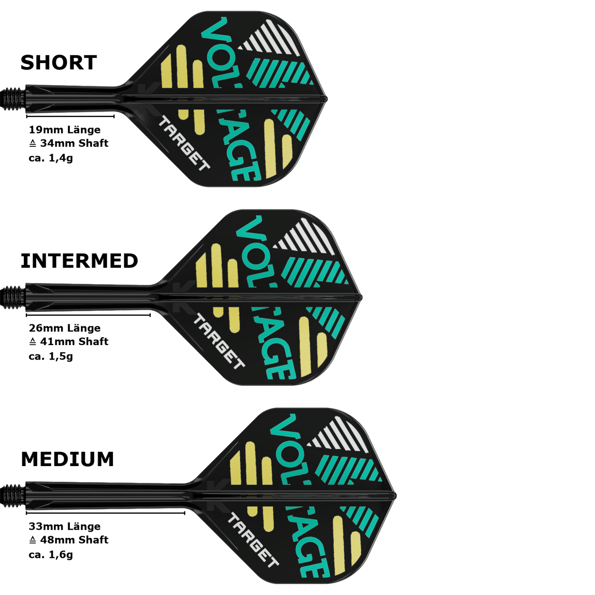 Target K-Flex Rob Cross Standard No.2 Flight Shaft System