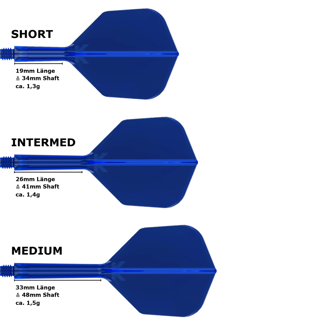 Target K-Flex Small Standard No.6 Flight Shaft System Blau