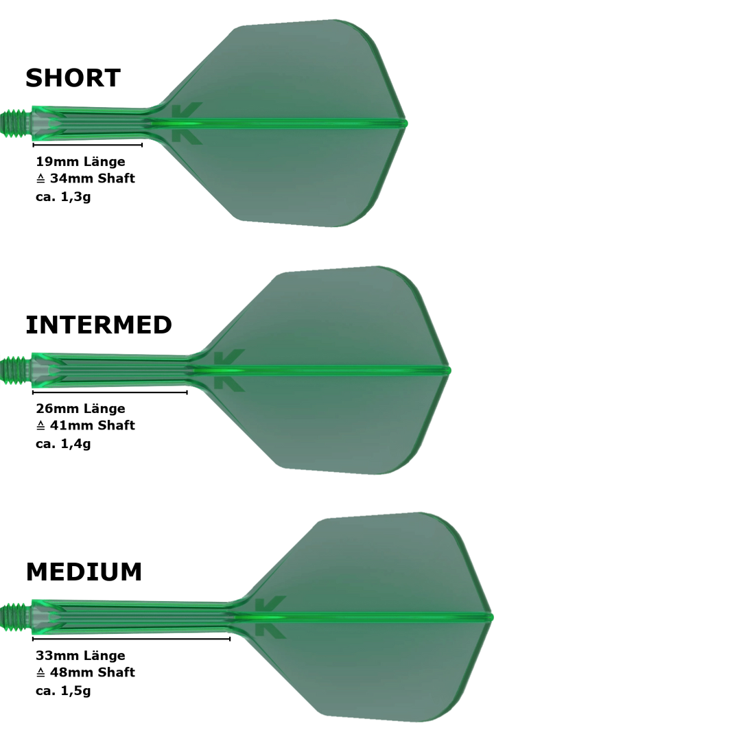 Target K-Flex Small Standard No.6 Flight Shaft System Grün