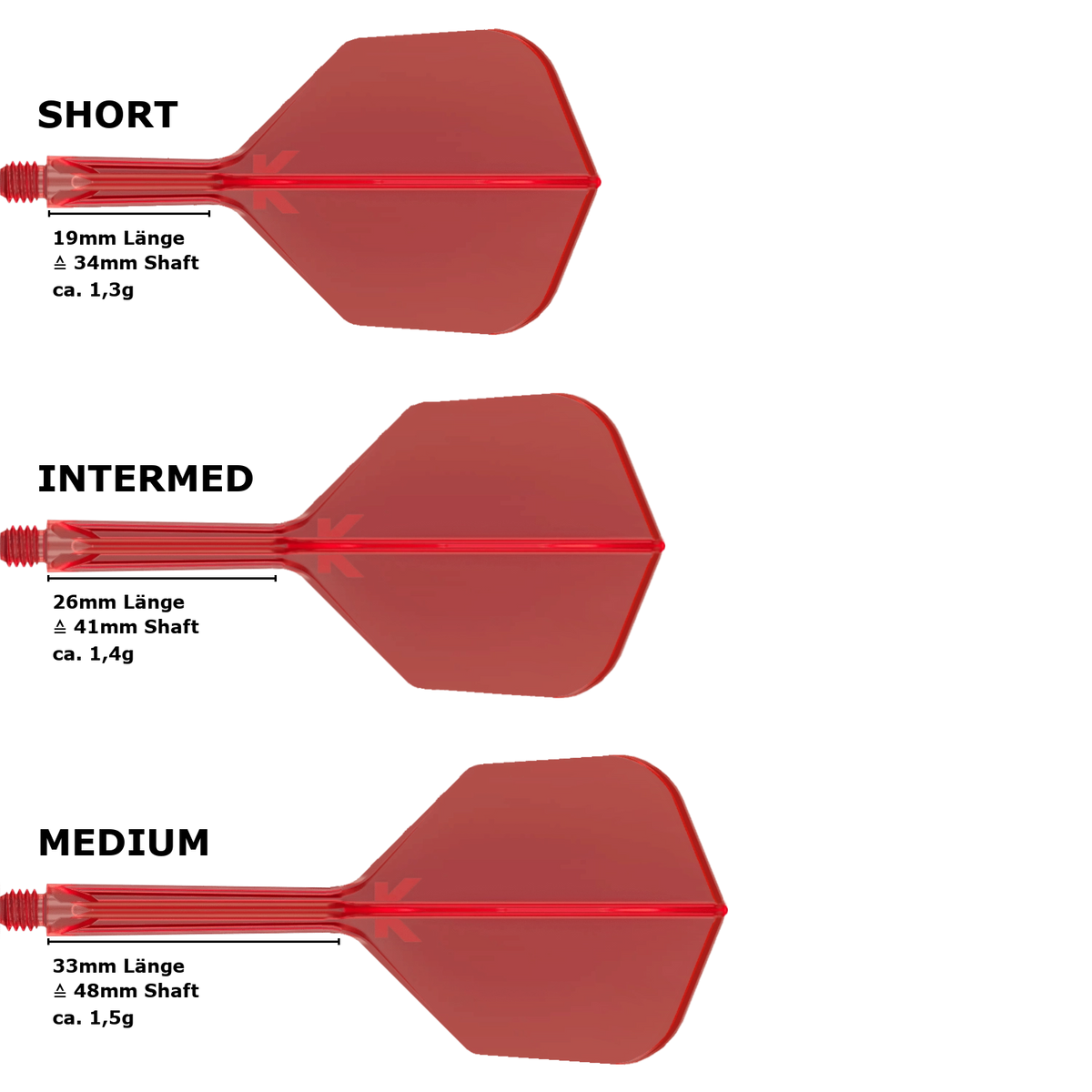 Target K-Flex Small Standard No.6 Flight Shaft System Rot