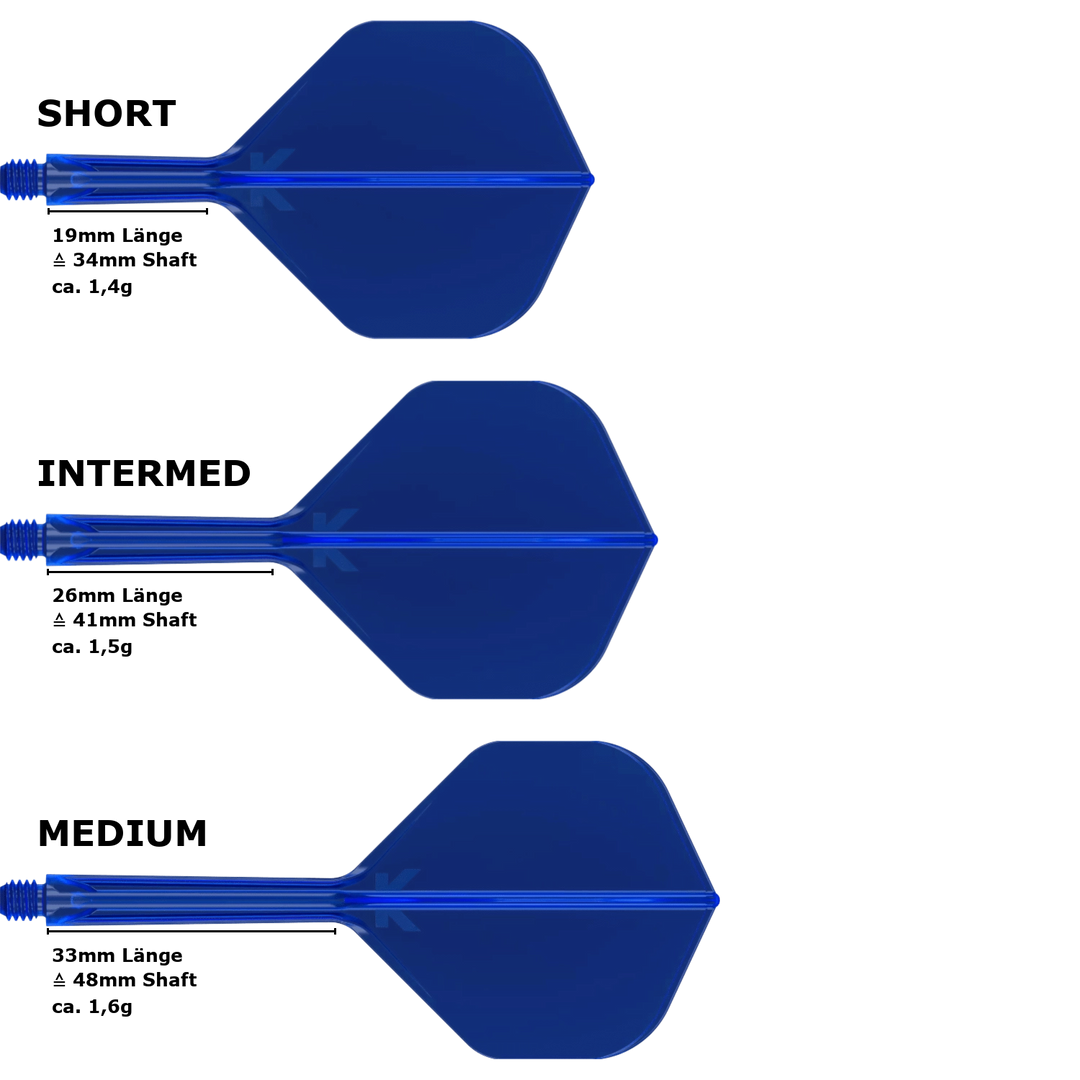 Target K-Flex Standard No.2 Flight Shaft System Blau