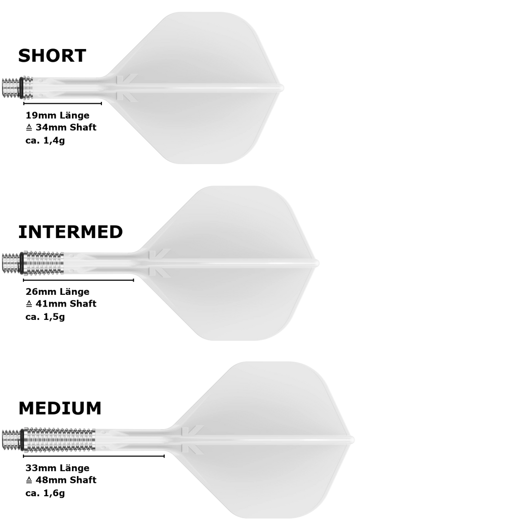 Target K-Shift Standard No.2 Flight Shaft System White