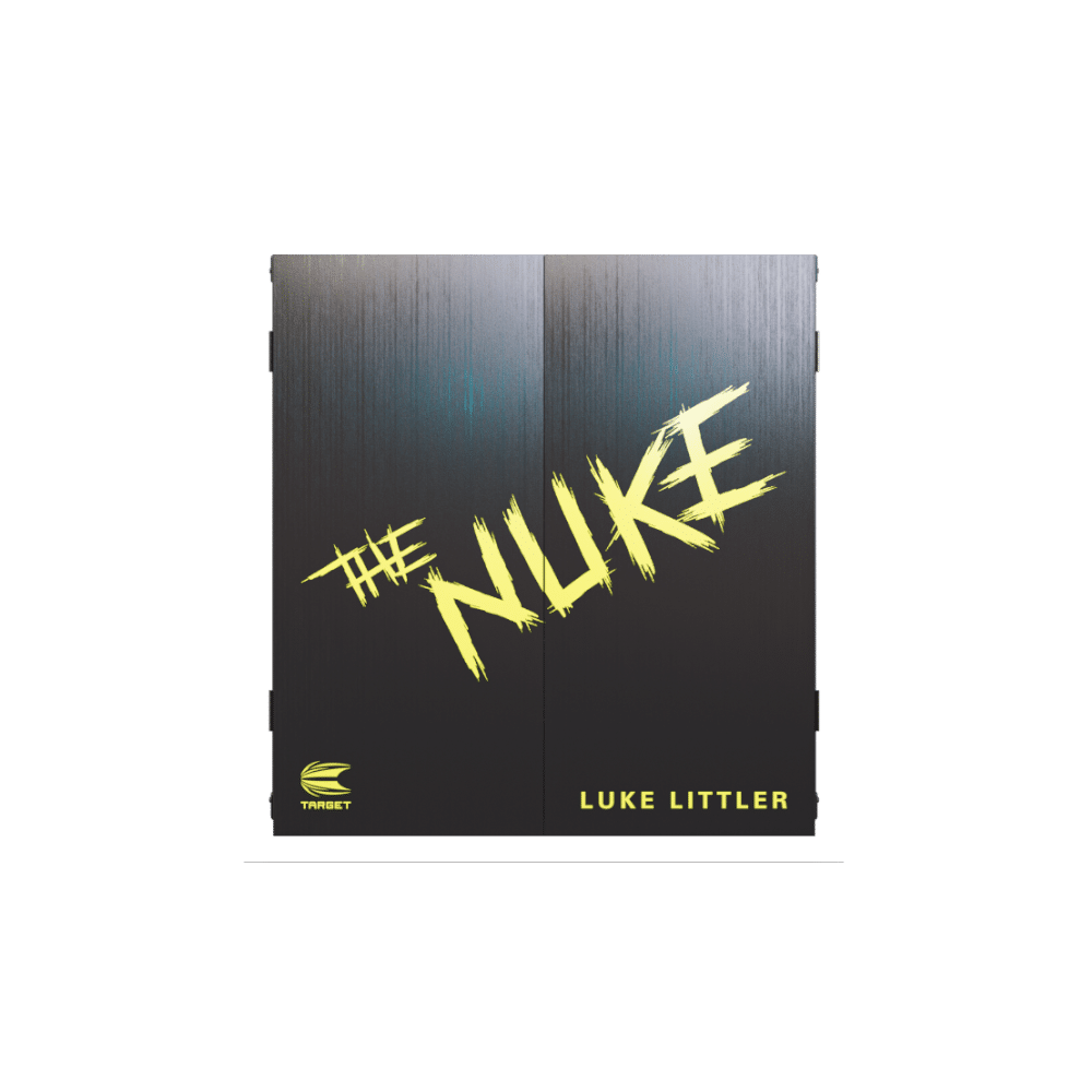 Target Luke Littler Dartboard und Cabinet Set