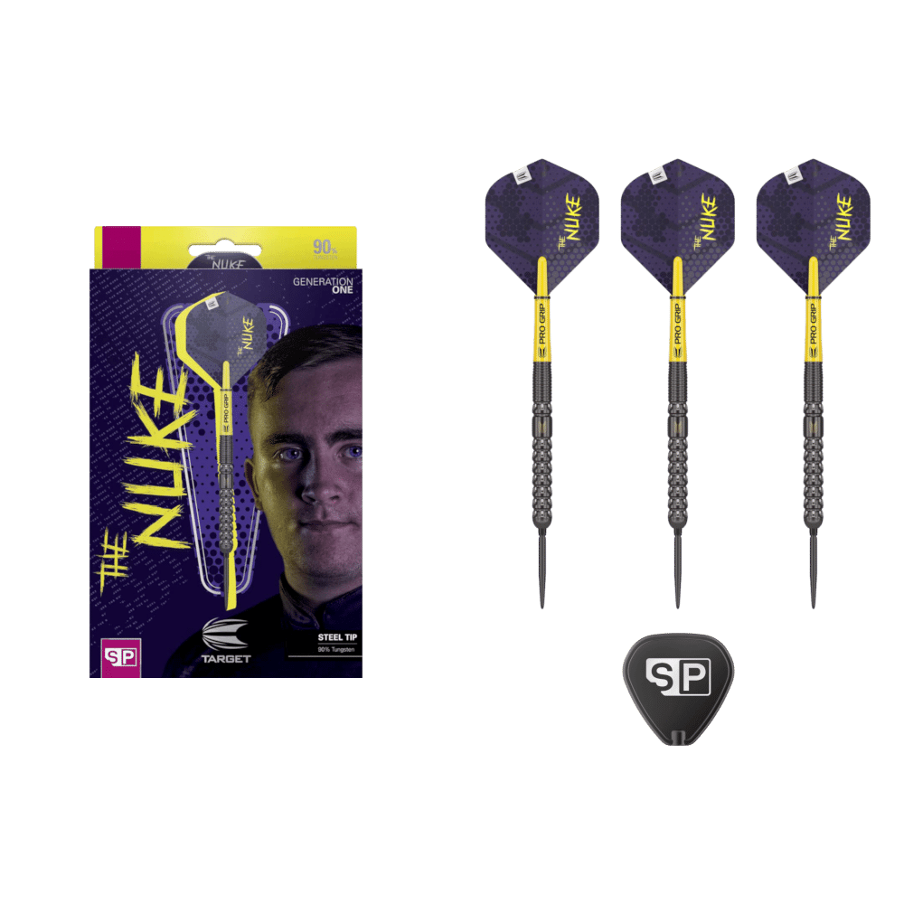 Target Luke Littler G1 Swiss Point Steel Tip Darts 90%