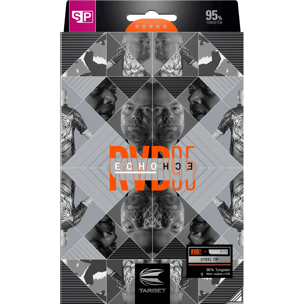 Target Raymond Van Barneveld x Echo Swiss Point Steel Darts 95%
