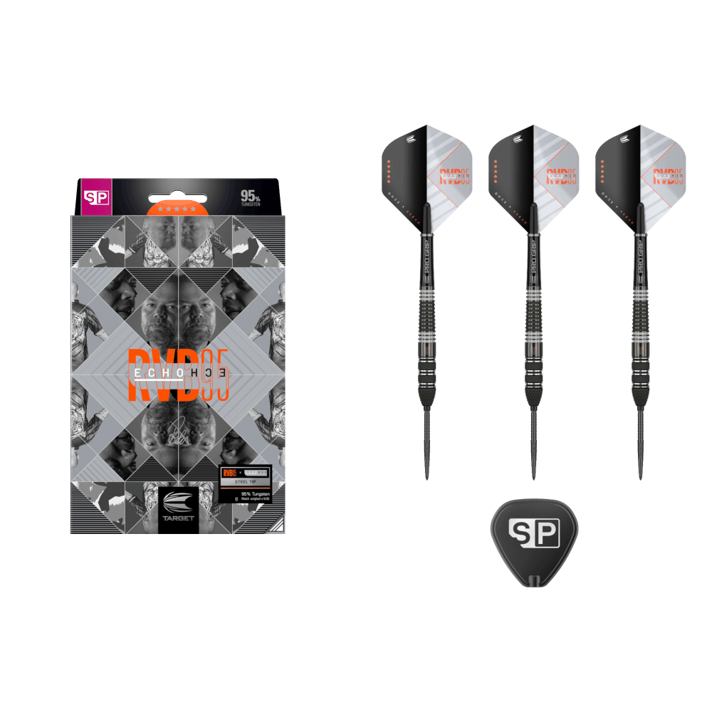 Target Raymond Van Barneveld x Echo Swiss Point Steel Darts 95%