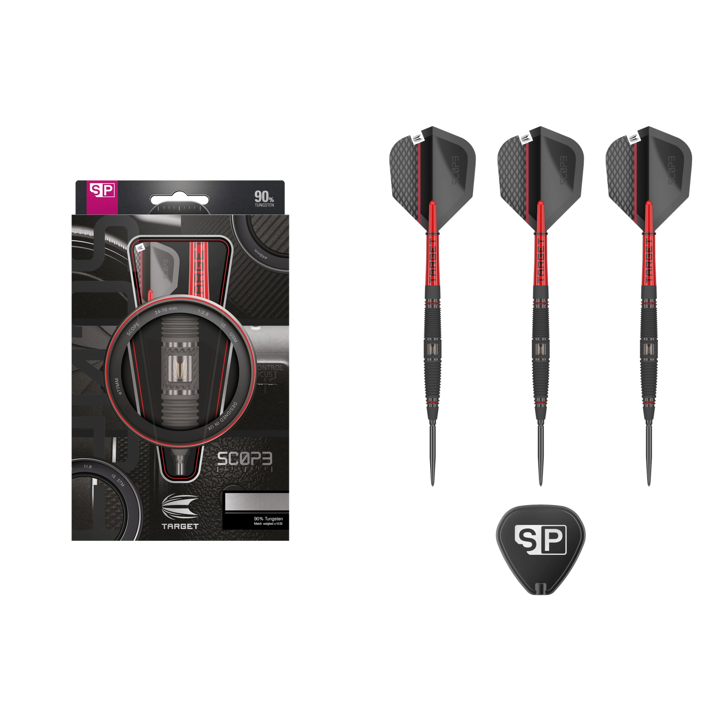 Target Scope 04 Swiss Point Steel Tip Darts 90%