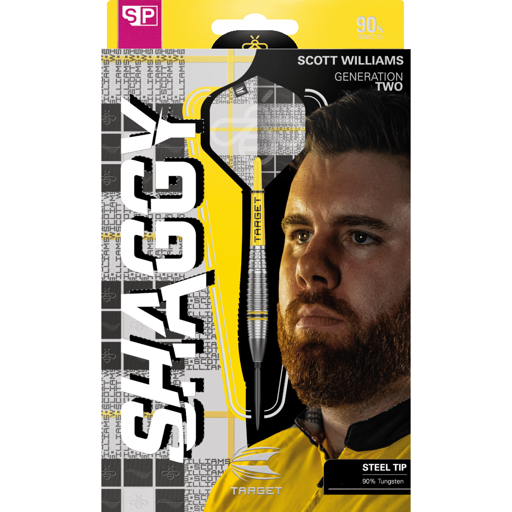 Target Scott Williams G2 Swiss Point Steel Tip Darts 90%