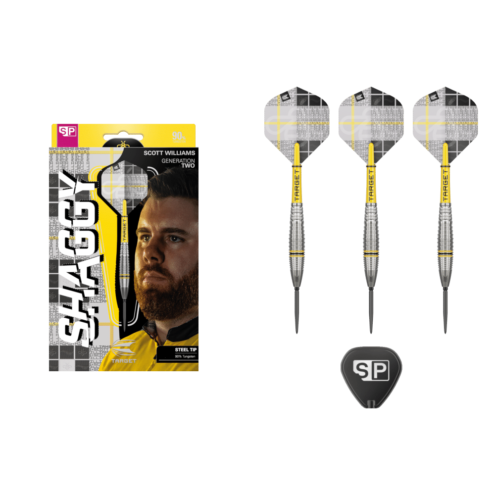 Target Scott Williams G2 Swiss Point Steel Tip Darts 90%