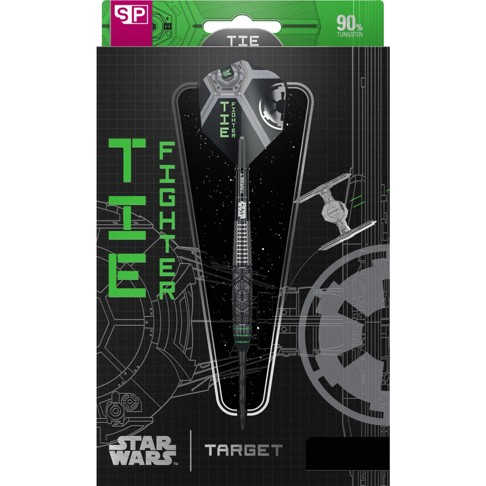 Target Star Wars Tie Fighter Swiss Point Steel Tip Darts 90%