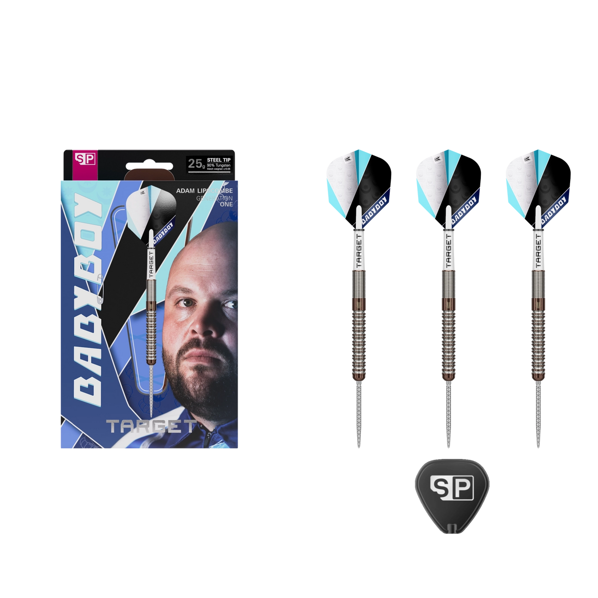Target Adam Lipscombe G1 SP Steeldart 90% - Packungsinhalt