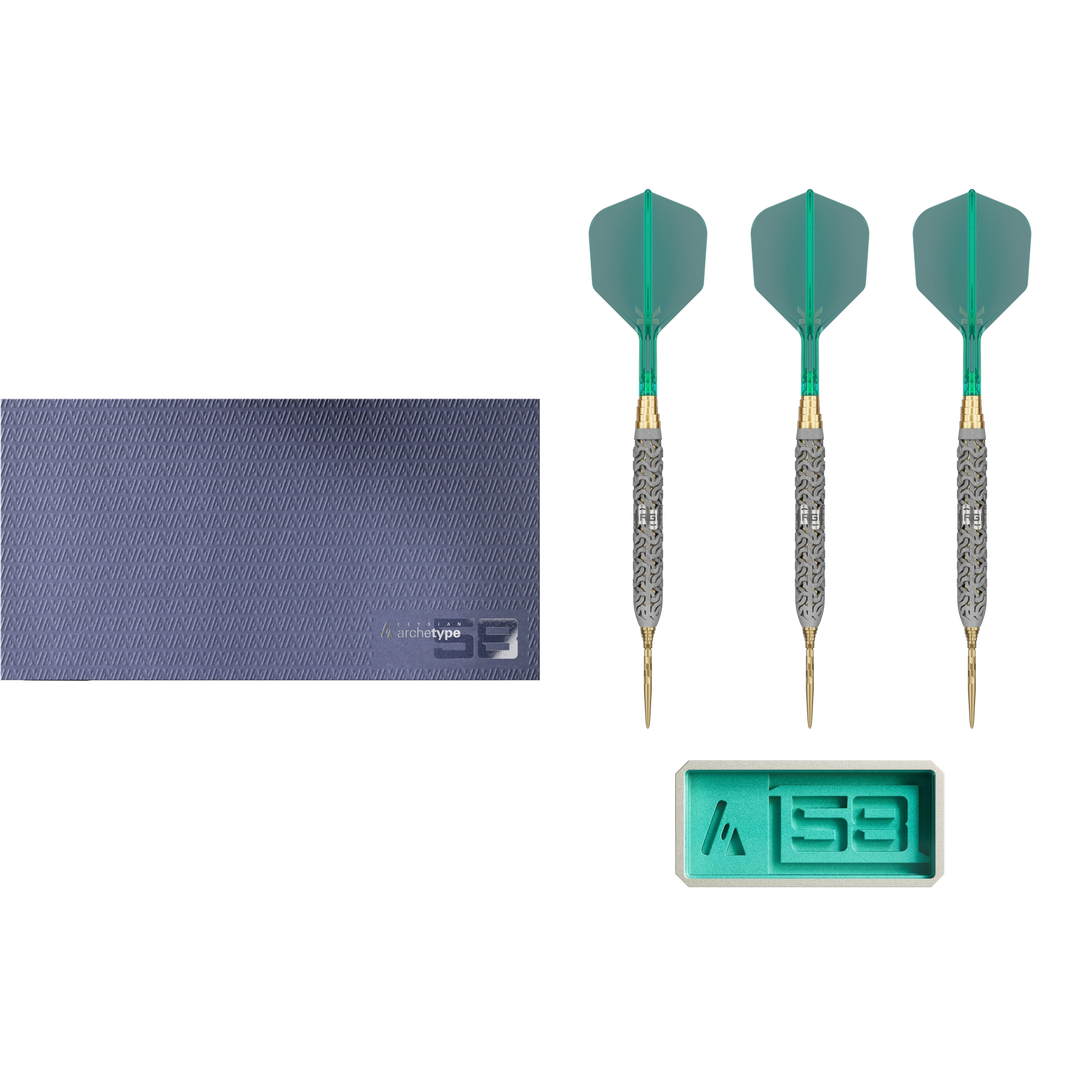 Target Elysian Archetype 58 SP Steeldart - Packungsinhalt