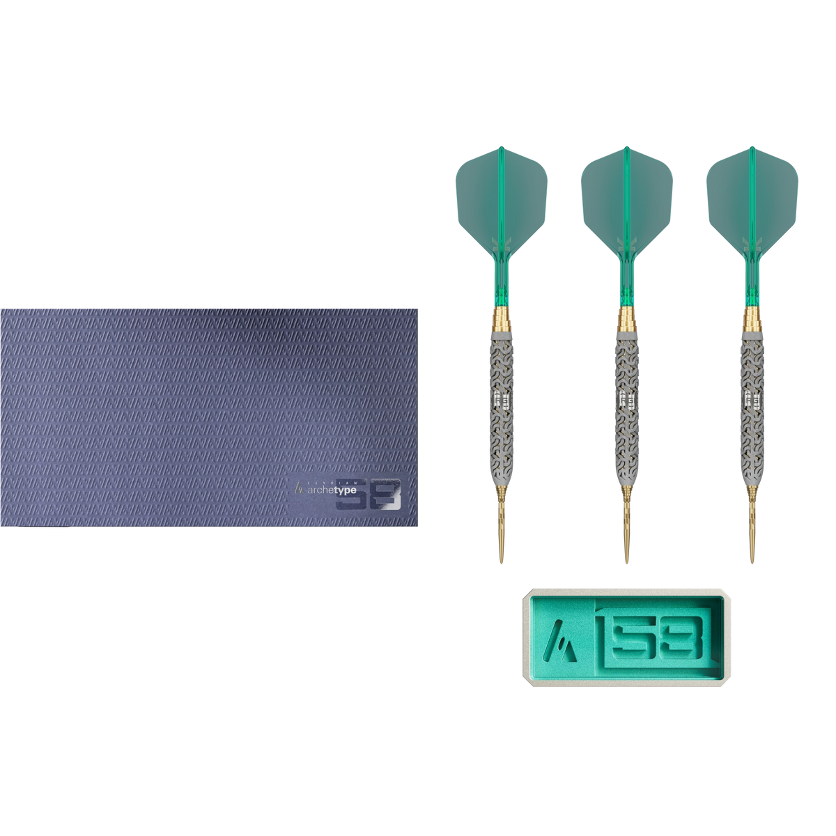 Target Elysian Archetype 58 SP Steeldart - Packungsinhalt