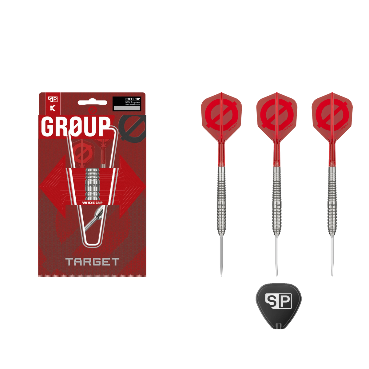 Target Group O SP 01 Steeldart 50% - Packungsinhalt