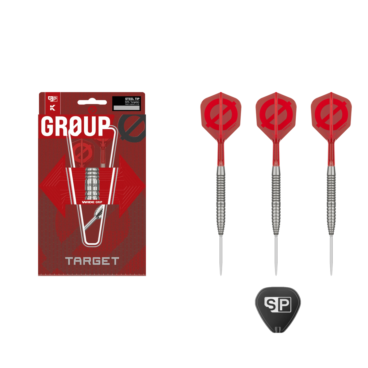 Target Group O SP 02 Steeldart 50% - Packungsinhalt