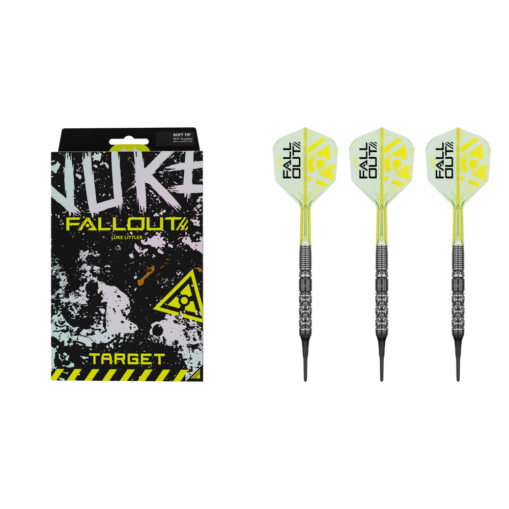 Target Luke Littler Fallout Softdart 90% - Packungsinhalt