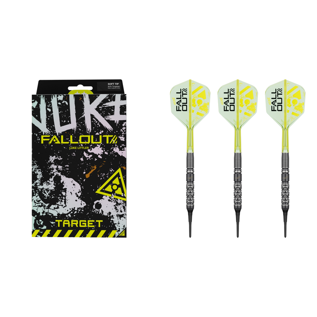 Target Luke Littler Fallout Softdart 90% - Packungsinhalt