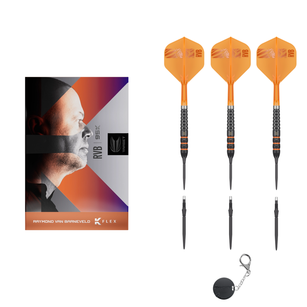 Target Raymond van Barneveld 95K SP Steeldart 95% - Packungsinhalt