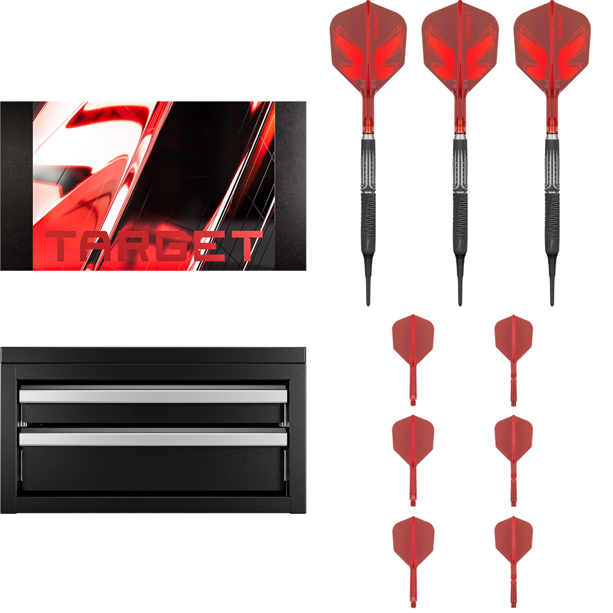 Target Shift Softdart 90% - Packungsinhalt