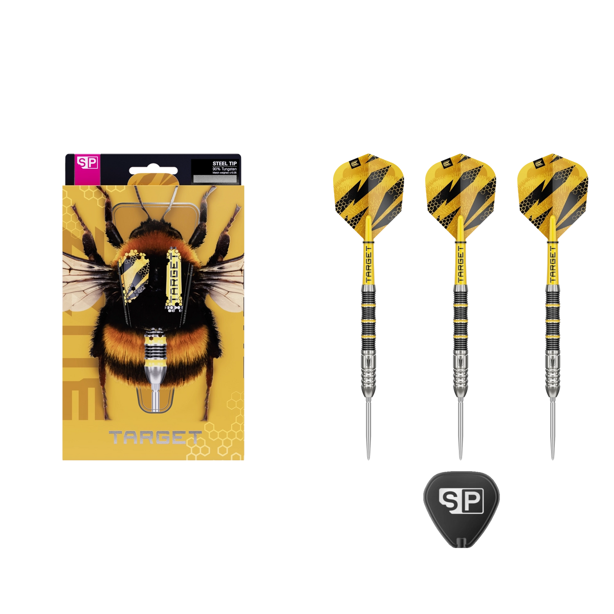 Target Buzz SP 02 Steeldart 90% - Packungsinhalt