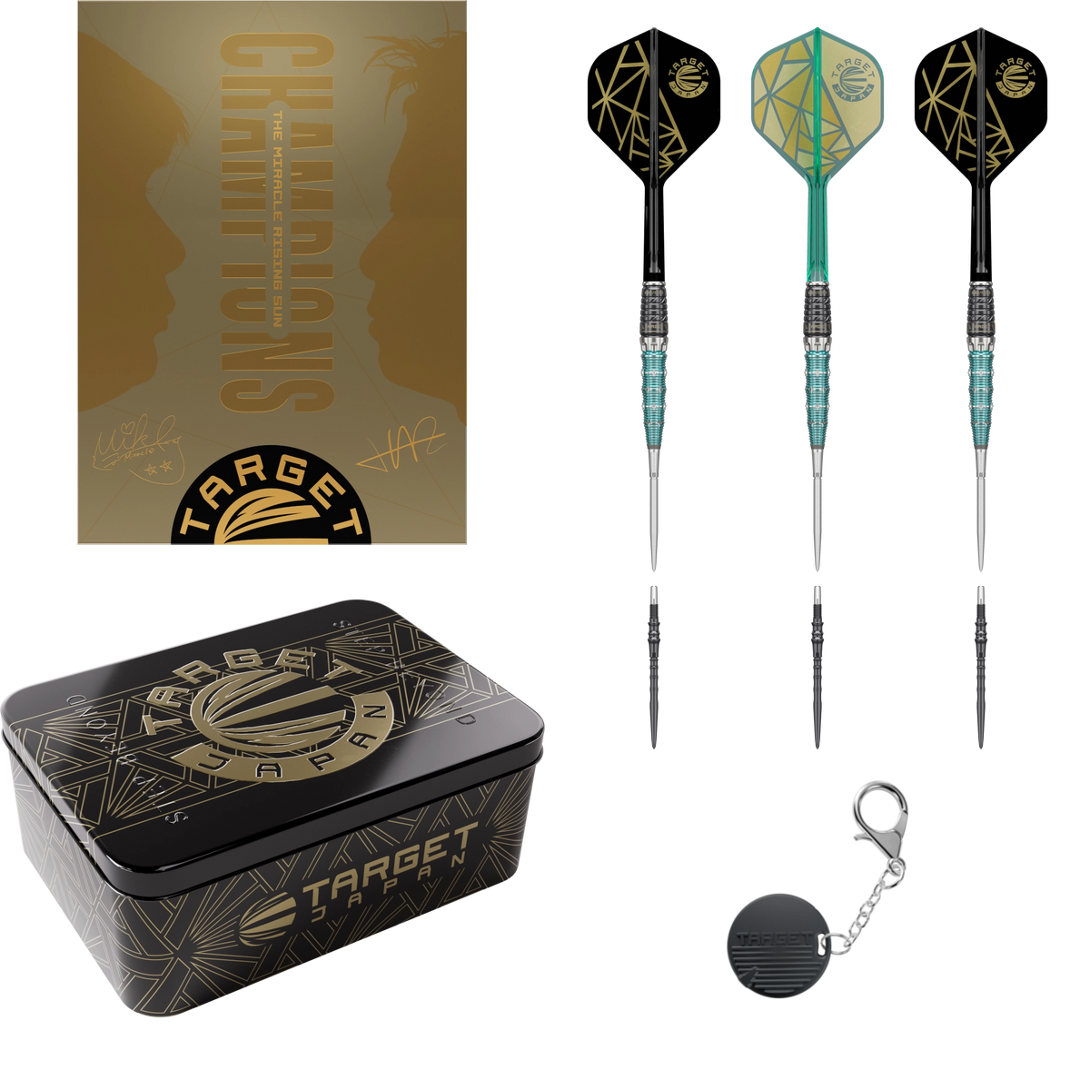 Target Japan Rising Sun X Miracle Steeldart 95% - Packungsinhalt