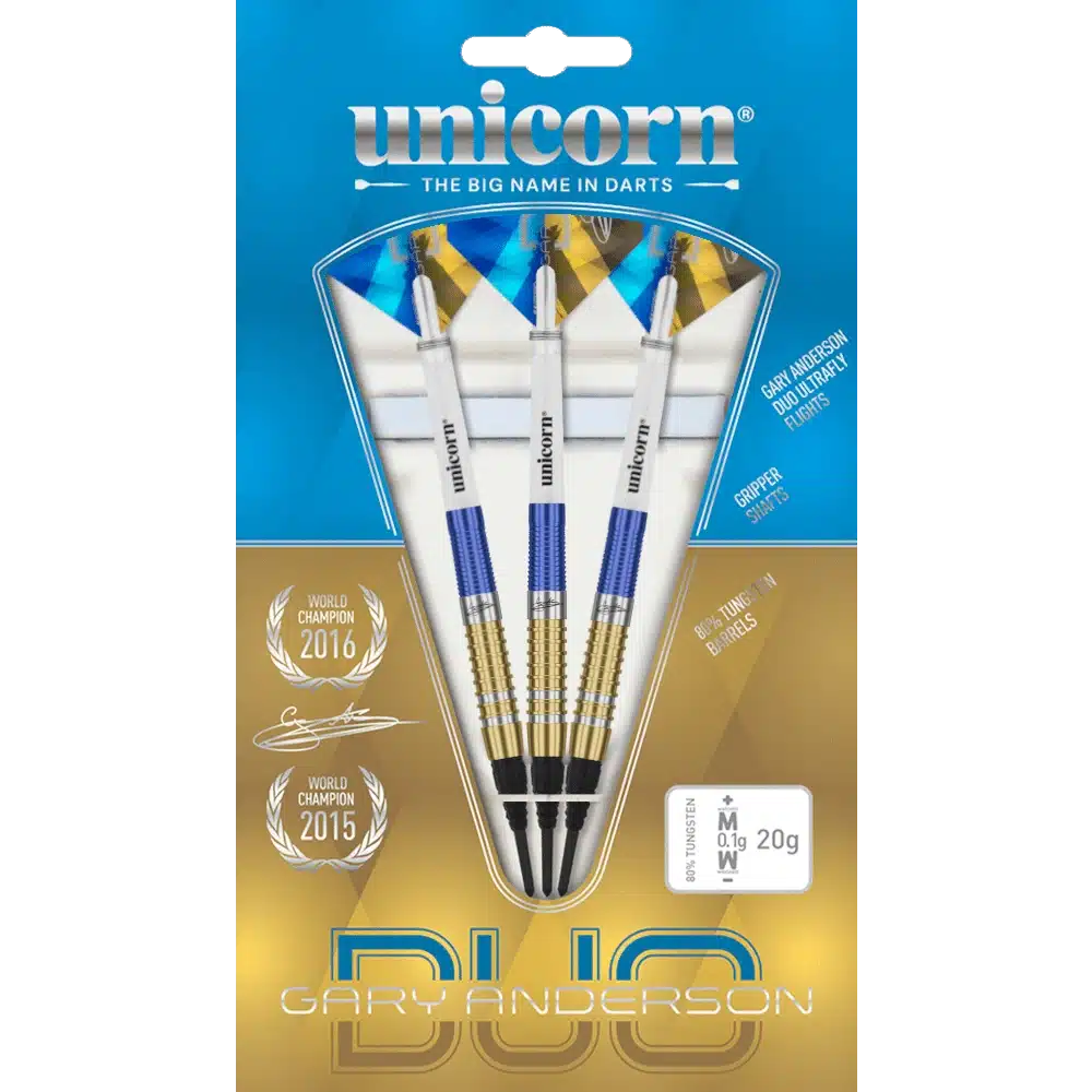 Unicorn Gary Anderson Phase 3 Duo Softdart 90%