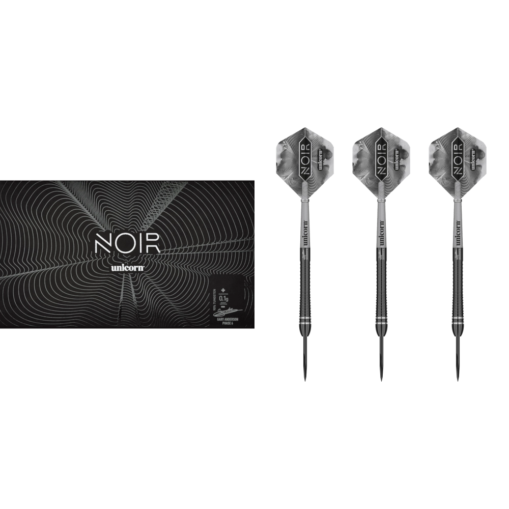 Unicorn Gary Anderson Phase 6 Noir Steeldart 90%
