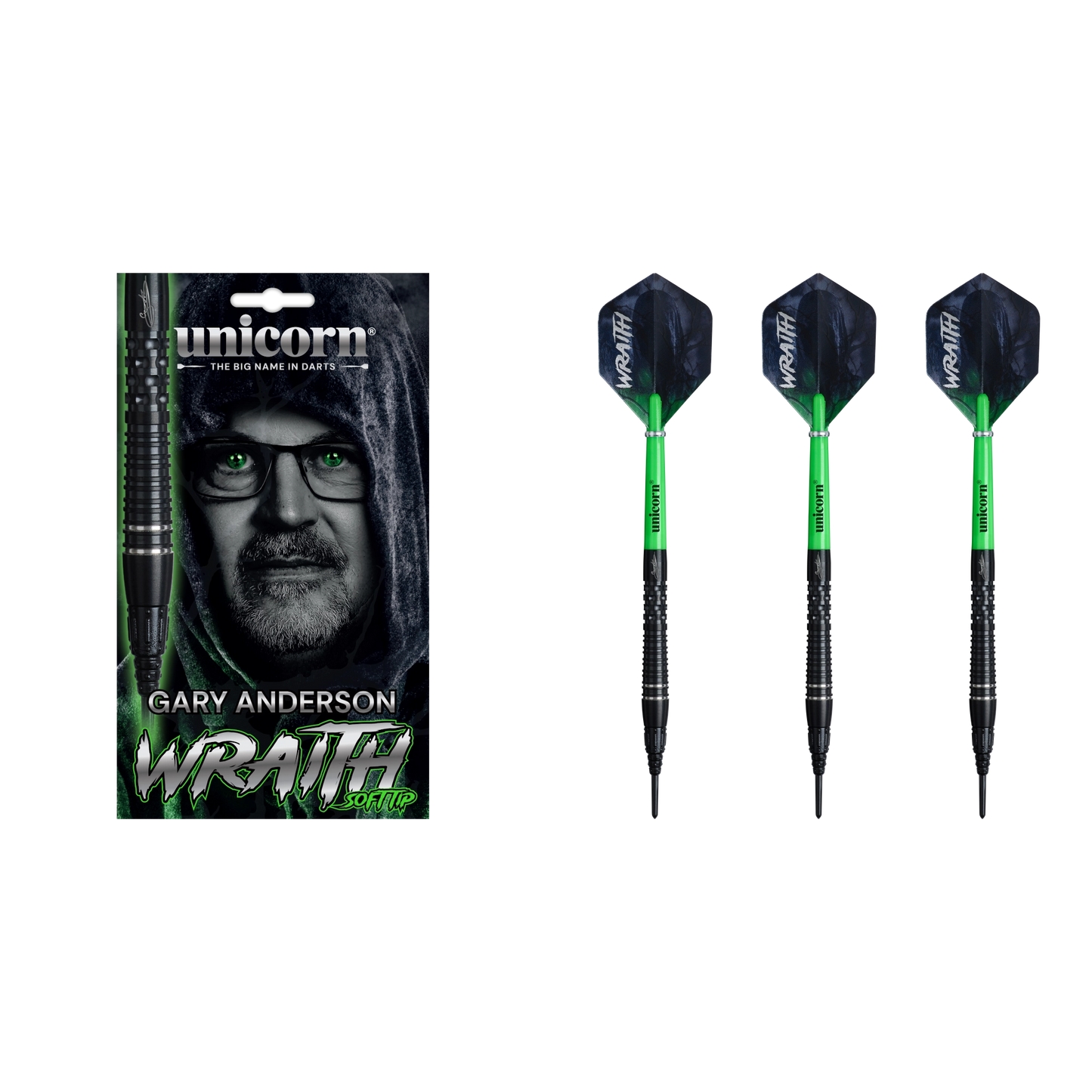 Unicorn Gary Anderson Phase 6 Wraith Softdart 90%