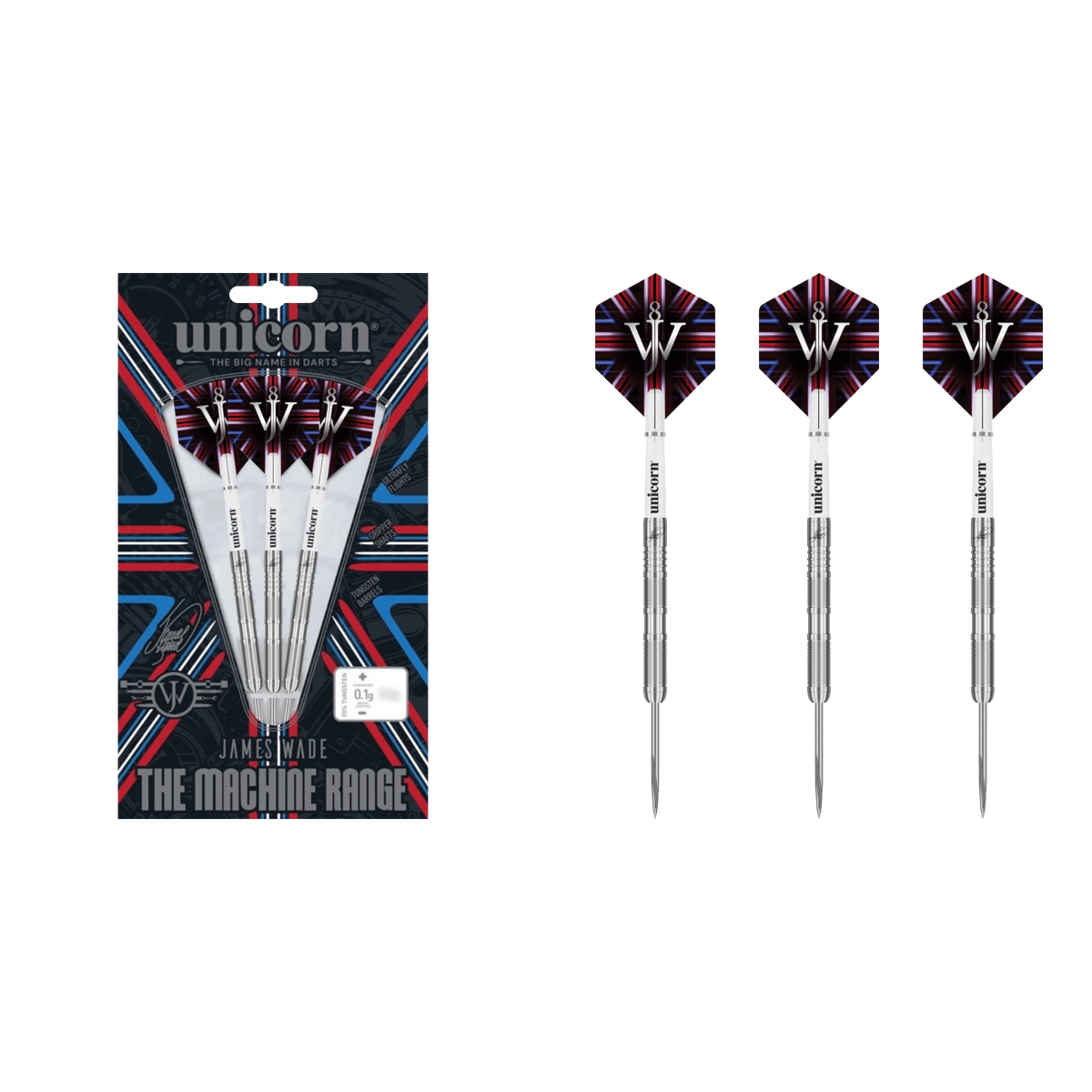 Unicorn James Wade Phase 4 Steeldart 90%