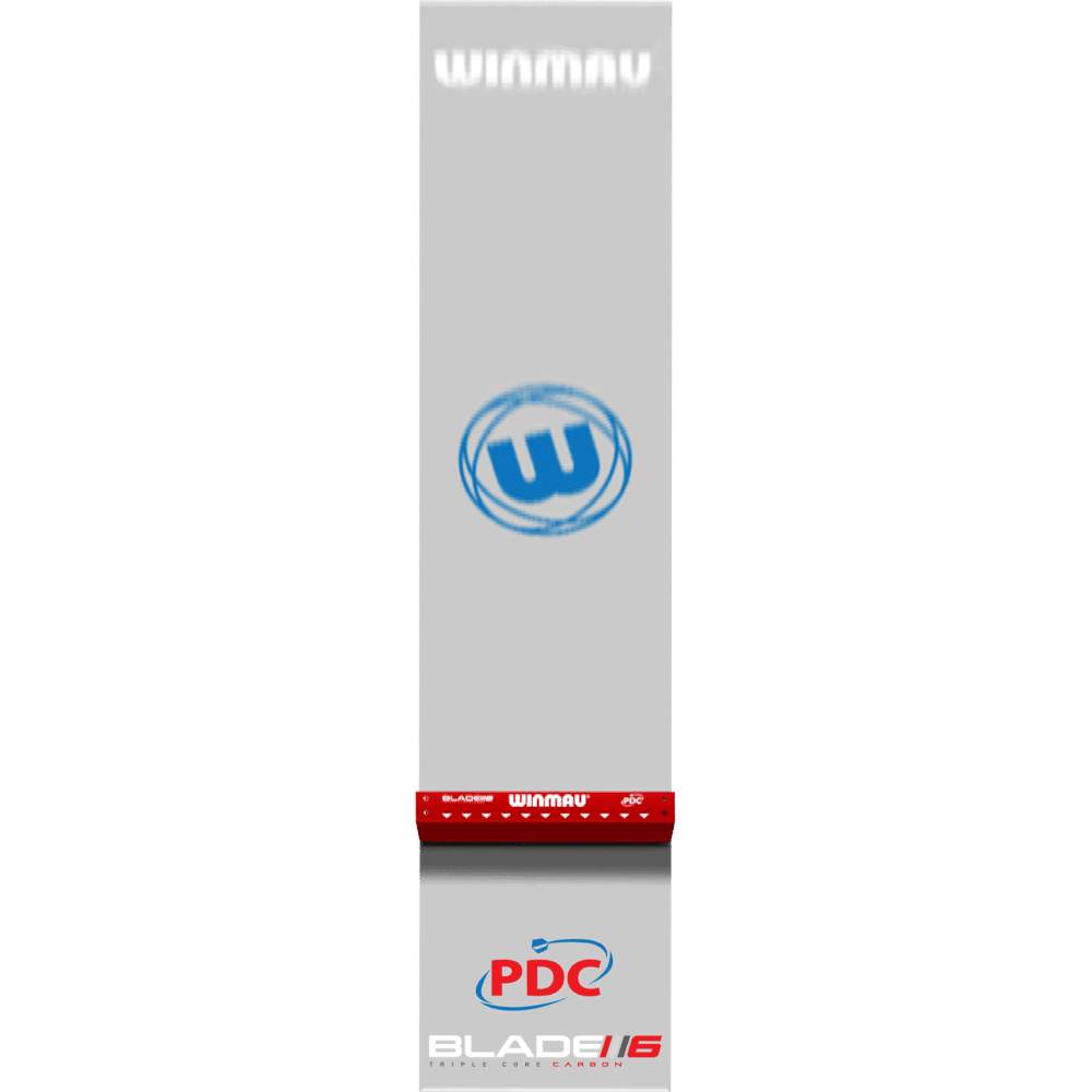Winmau Clearzone PDC Dart Mat (transparent) with Oche