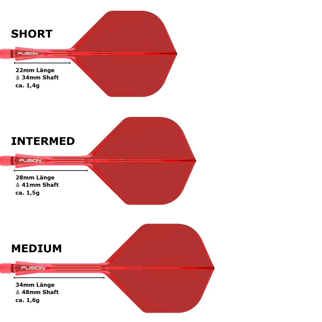Winmau Fusion Standard No.2 Flight Shaft System Rot