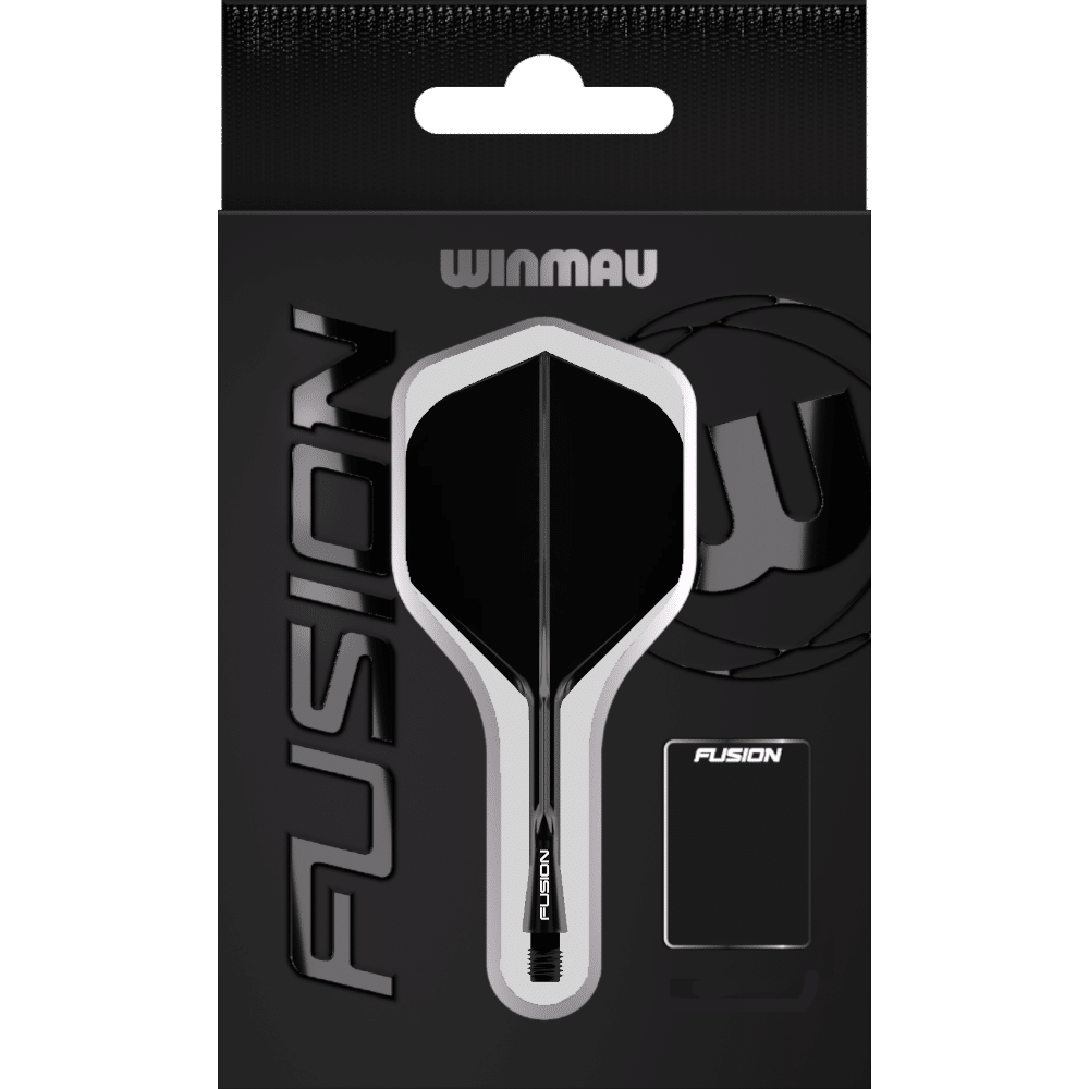 Winmau Fusion Standard No.2 Flight Shaft System Schwarz