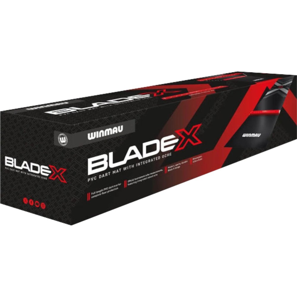 Winmau Pro Zone Blade X PVC Dart Teppich mit Oche