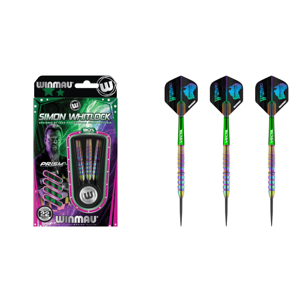 Winmau Simon Whitlock "Wizard" World Cup SE Steeldart 90%