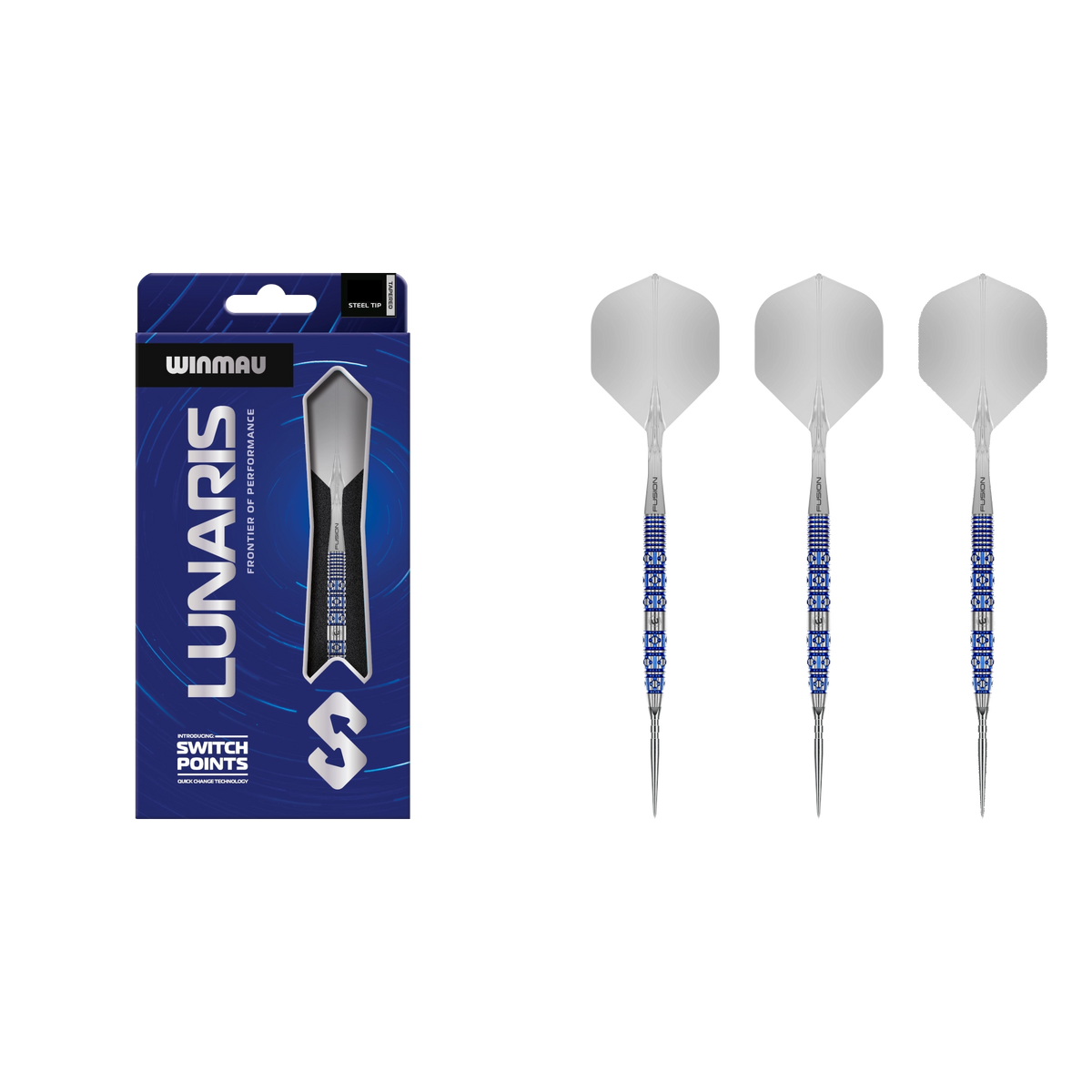 Winmau Lunaris Switch Point Steeldart 90%