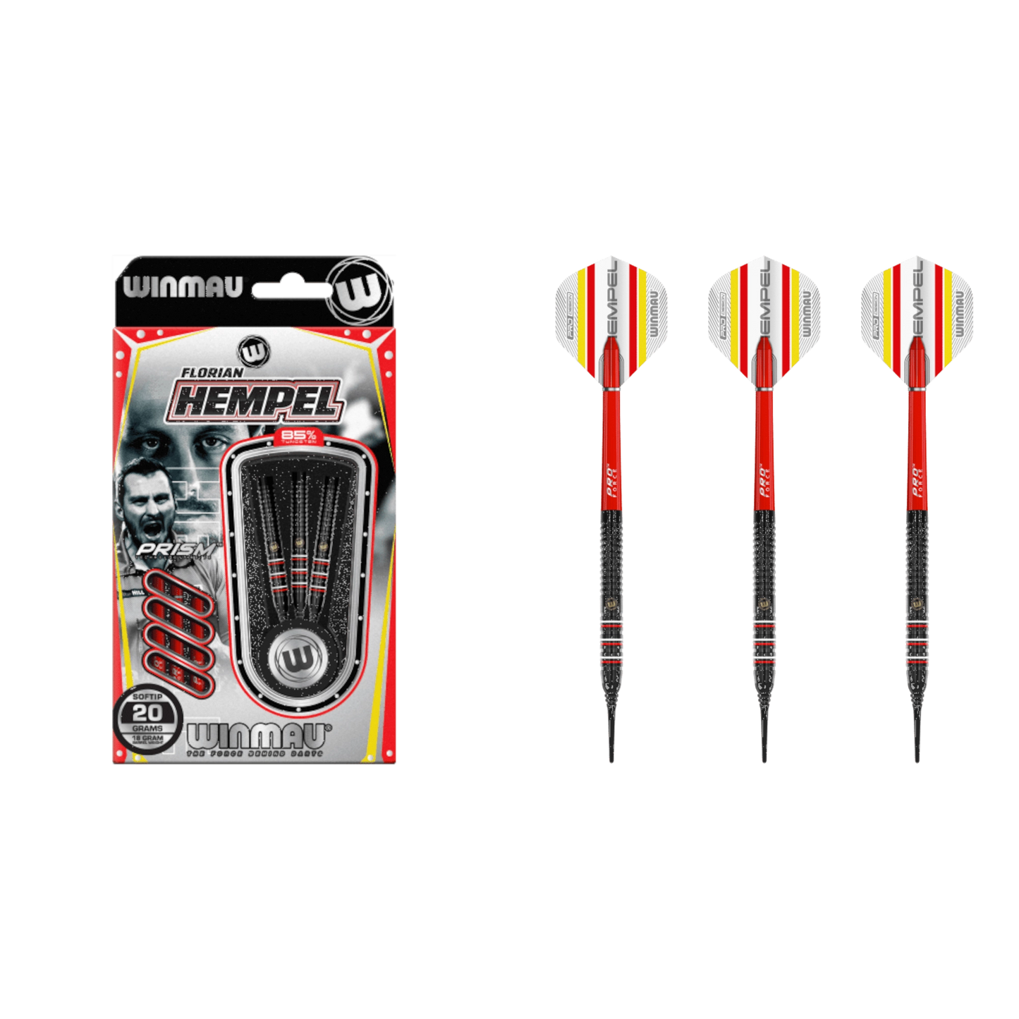 Winmau Florian Hempel Pro Series Softdart 85%