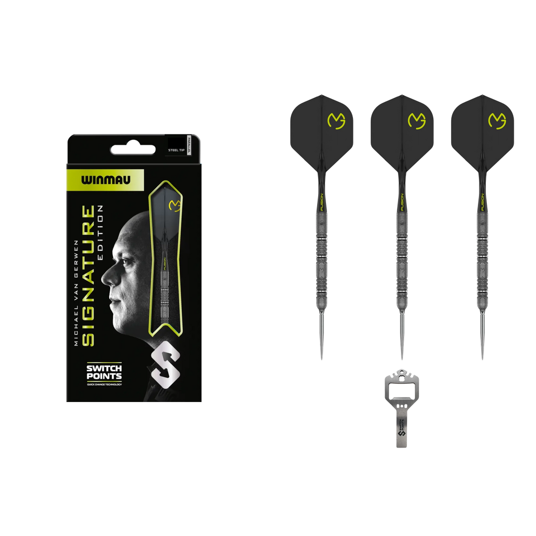 Winmau Michael van Gerwen Signature Edition Switch Point Steeldart 90%