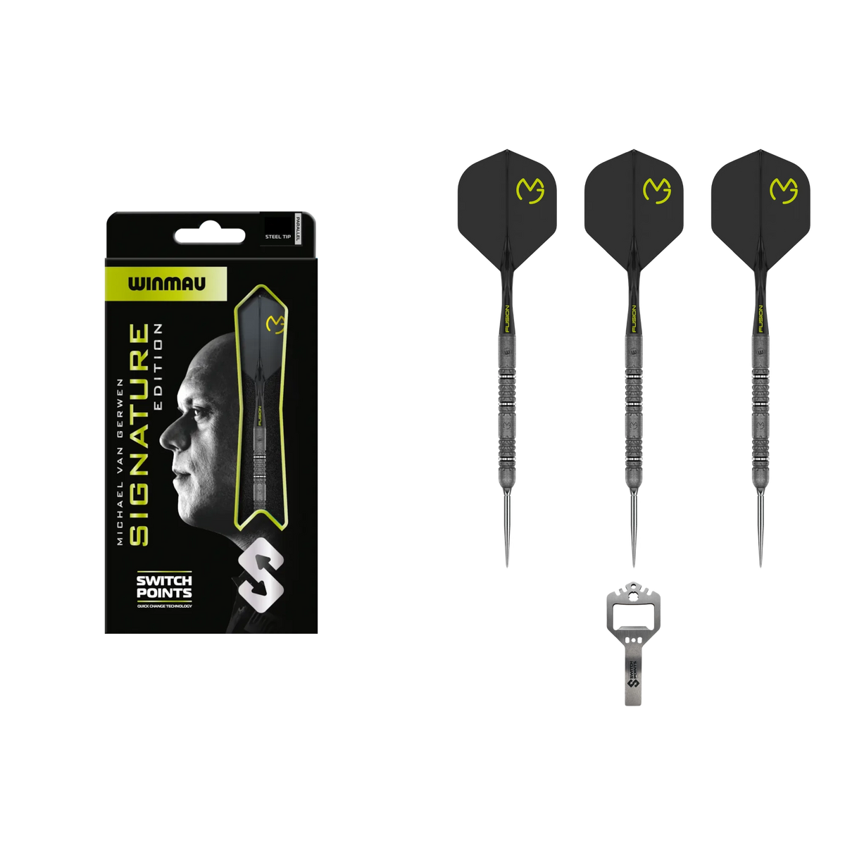 Winmau Michael van Gerwen Signature Edition Switch Point Steeldart 90%