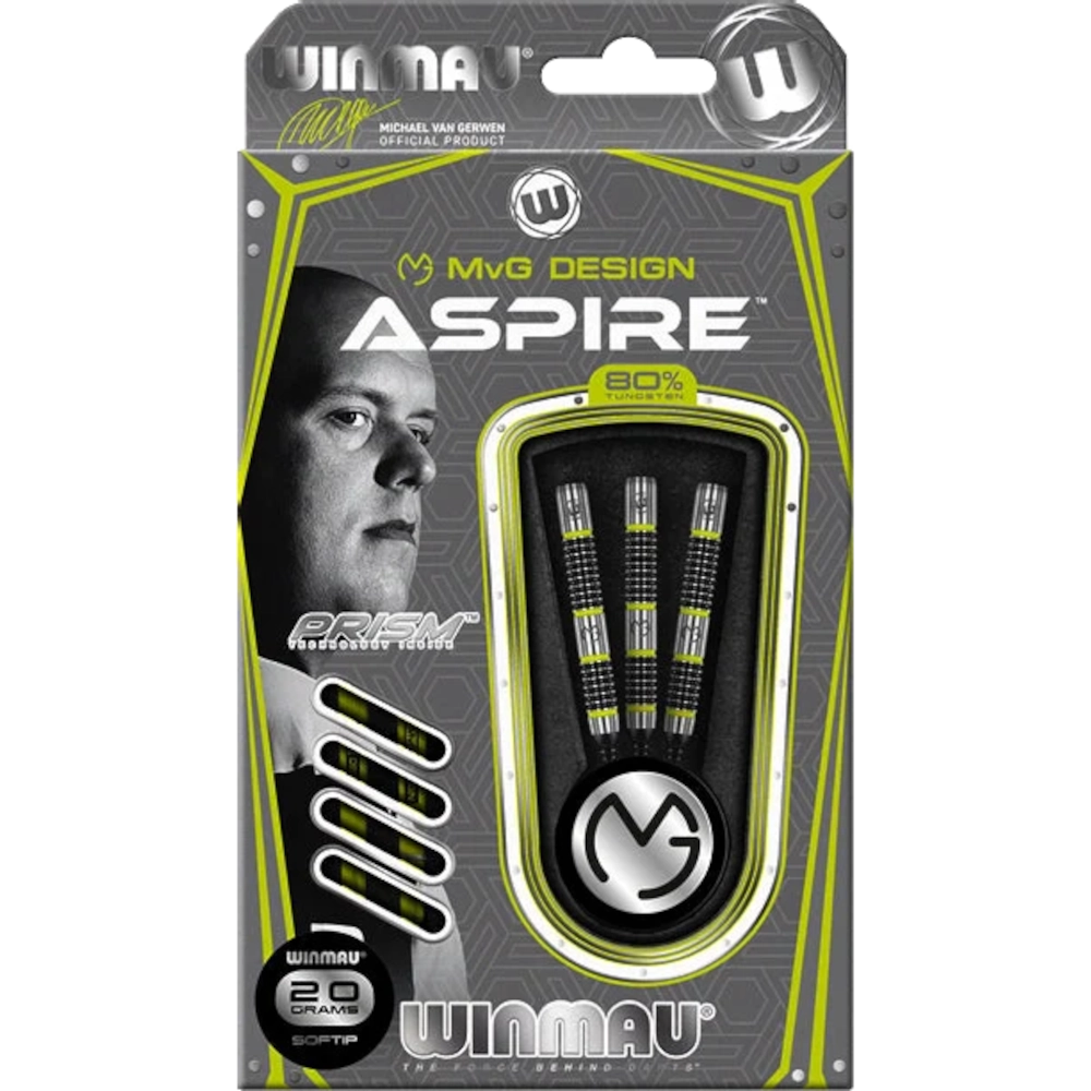 Winmau Michael van Gerwen "MvG" Aspire Softdart 80%