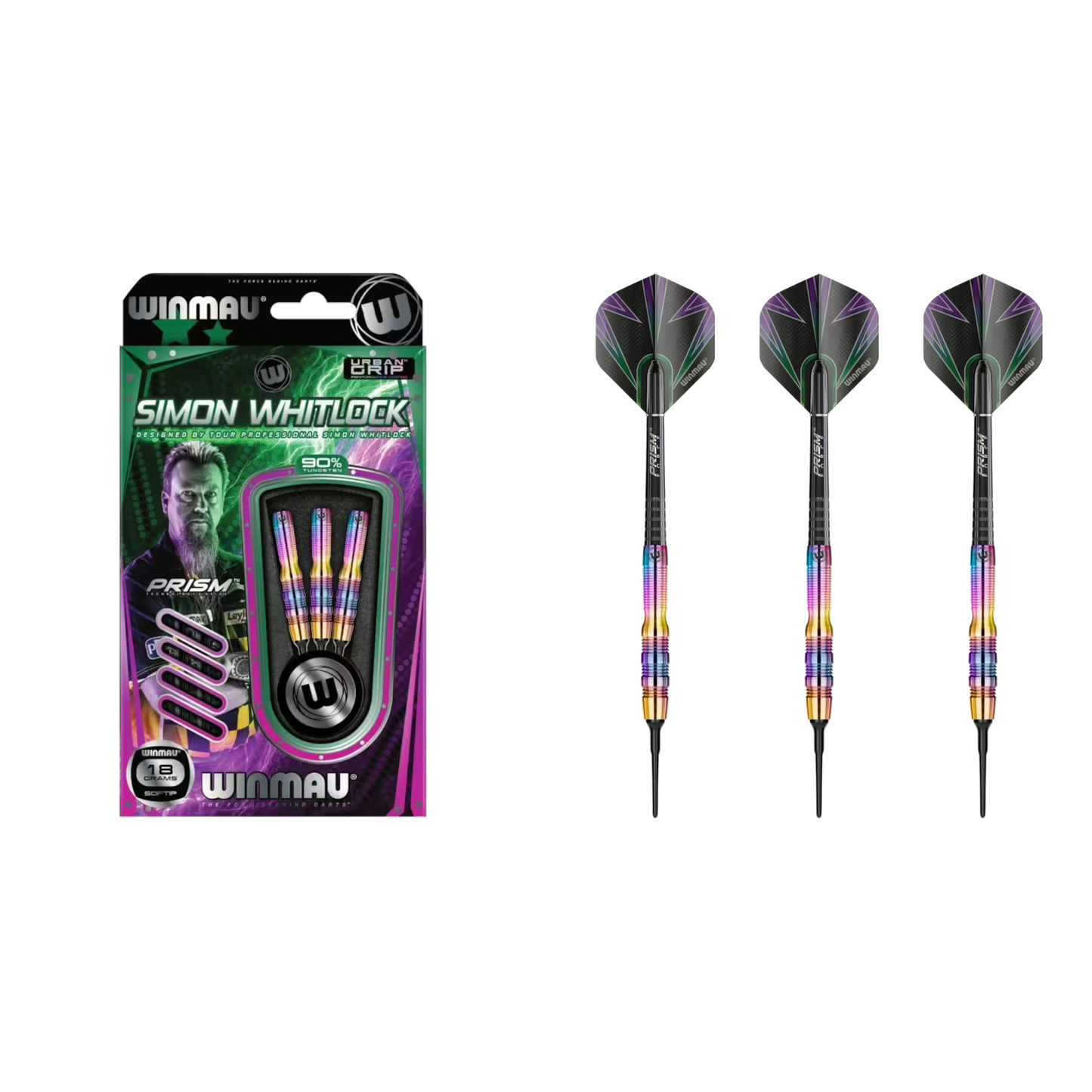 Winmau Simon Whitlock "Wizard" Softdart 90%