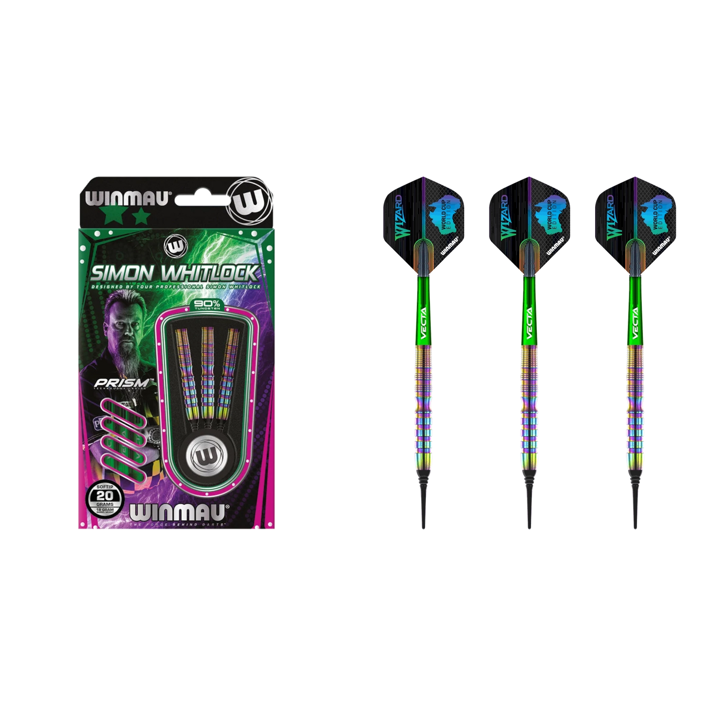 Winmau Simon Whitlock "Wizard" World Cup SE Softdart 90%