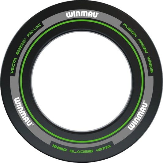 Winmau Surround Advance schwarz grün - Frontansicht