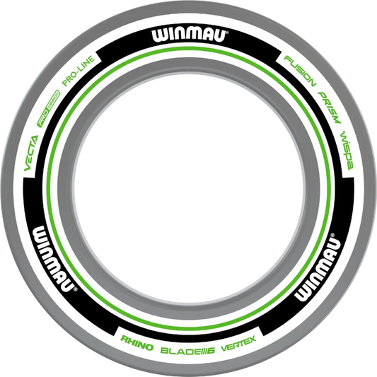 Winmau Surround Advance weiss grün - Frontansicht